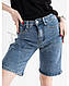 Шорти жіночі джинсові New Jeans 3028 стрейчеві блакитні розмір 25-30 Н, фото 4