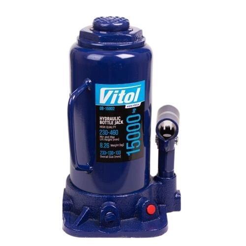 Домкрат гідравлічний 15 т Vitol DB-15002/T91504, фото 1