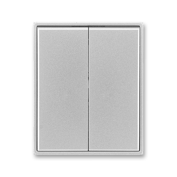 Клавіша вимикача двоклавішного ABB Element 3558E-A00652 32 Старе срібло