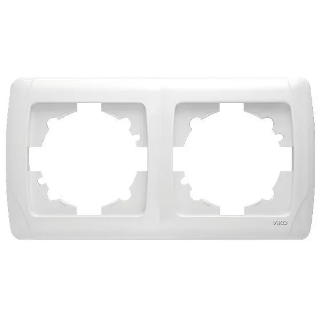 Рамка 2-ша горизонтальна Carmen Біла, фото 1