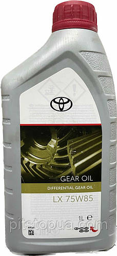 Toyota Differential Gear Oil LX 75W-85 GL-5,1L,0888581070 (ID ...