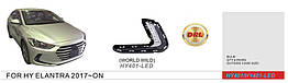 Противотуманки для Hyundai Elantra 2015-2020 ABS-пластик