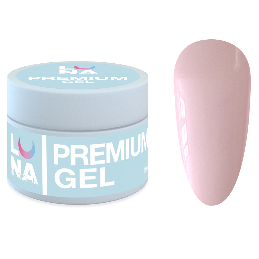 Гель для нарощування нігтів Luna Gel Premium №10, 15 мл (беж)