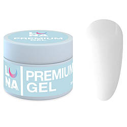 Гель для нарощування нігтів Luna Gel Premium №2, 30 мл (білий)