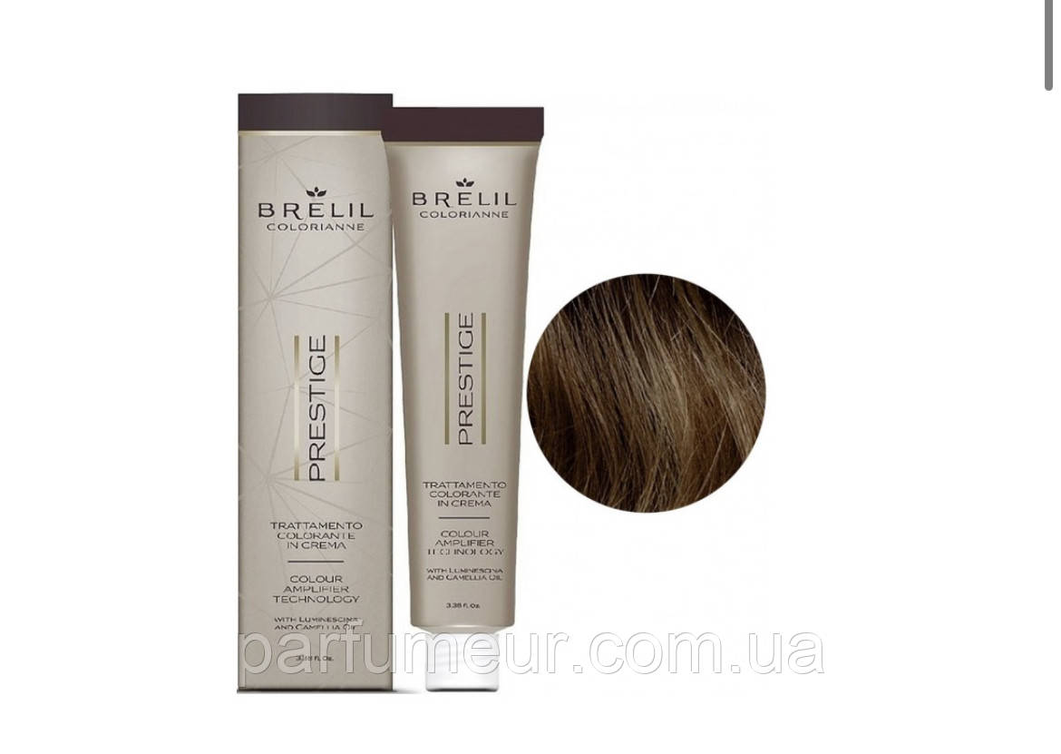Крем-фарба для волосся Brelil Colorianne Prestige 8/96 світло-русявий шоколадний кориця 100 мл, фото 1