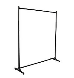 Стійка для одягу регульована чорна 150 (см)