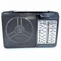Портативный радио приемник GOLON RX-607AC от сети 220В Чёрный kr