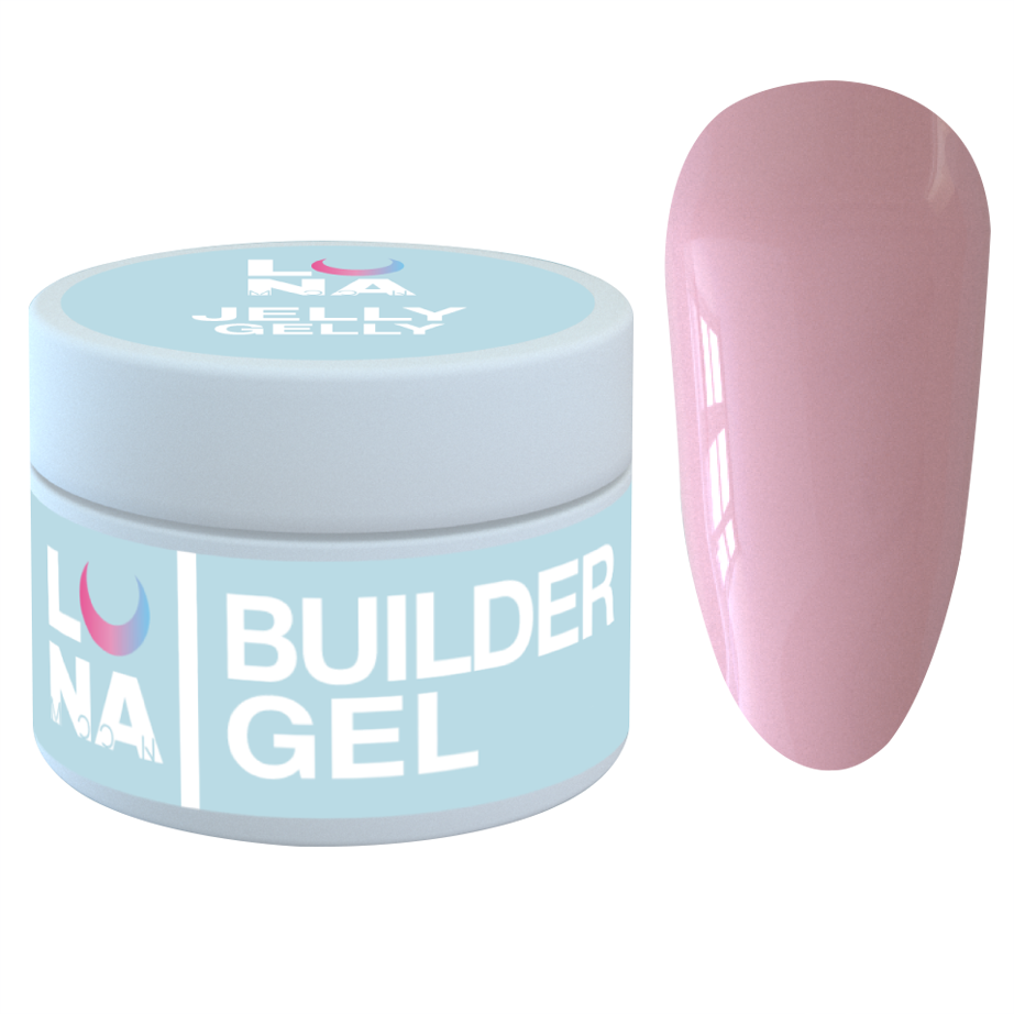 Моделювальний гель-желе Luna Jelly Gelly №5, 15 мл (пилова троянда)