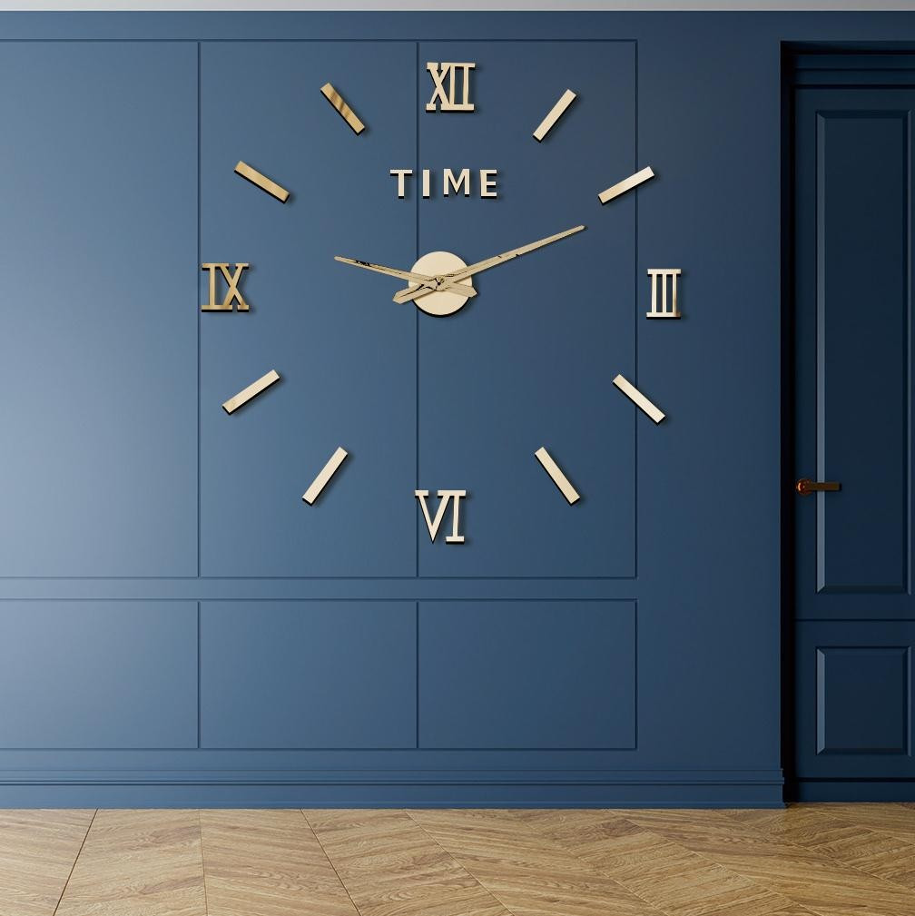 Великі настінні годинники DIY Clock ZH173720 (золоті)