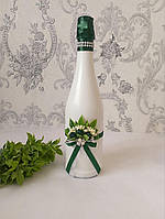 Весільне шампанське з зеленню