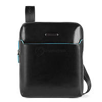 Мужская сумка Piquadro Blue Square Black с отд. для iPad (CA5085B2_N)