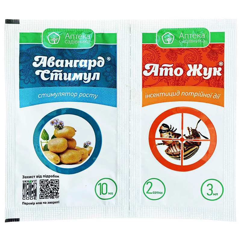 Інсектицид АТО "Жук" + "Авангард стимул" (3+10 мл) від Ukravit