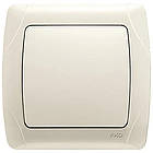 Вимикач 1 кл Carmen Крем