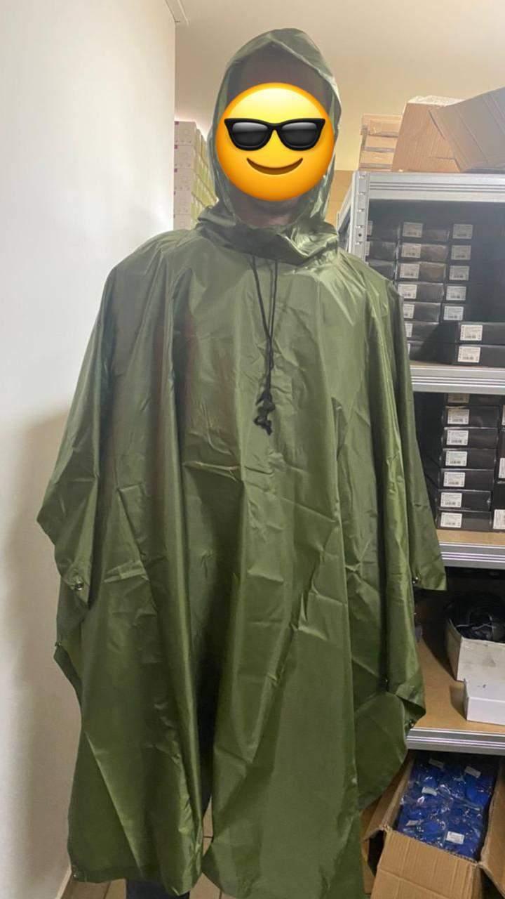 Дощовик-пончо Олива, фото 1