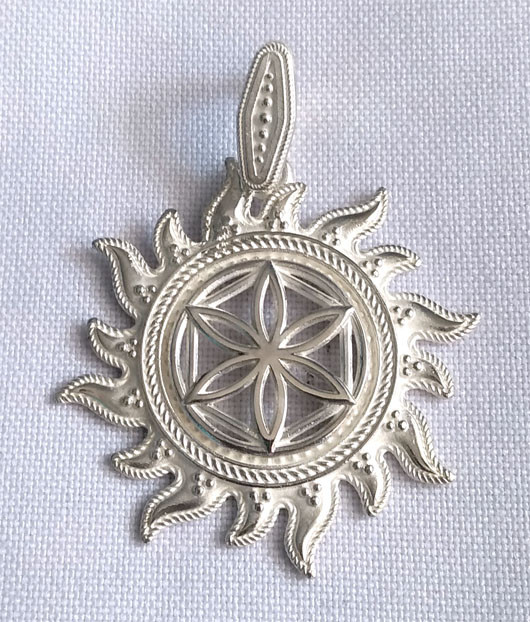 Громовик (Знак Перуна) в сонечку срібло 925