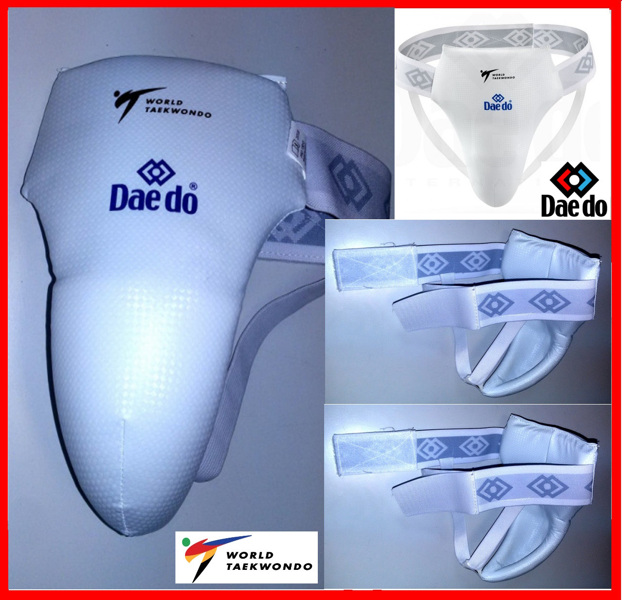 Захист паху для тхеквондо WTF Daedo карате бандаж ракушка паховий захист для бойових мистецтв боротьби