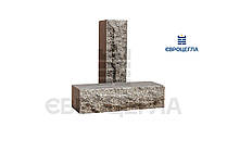 Цегла облицювальна скеля пуст. графіт ложок 250х90х65 (1 под- 406 шт)