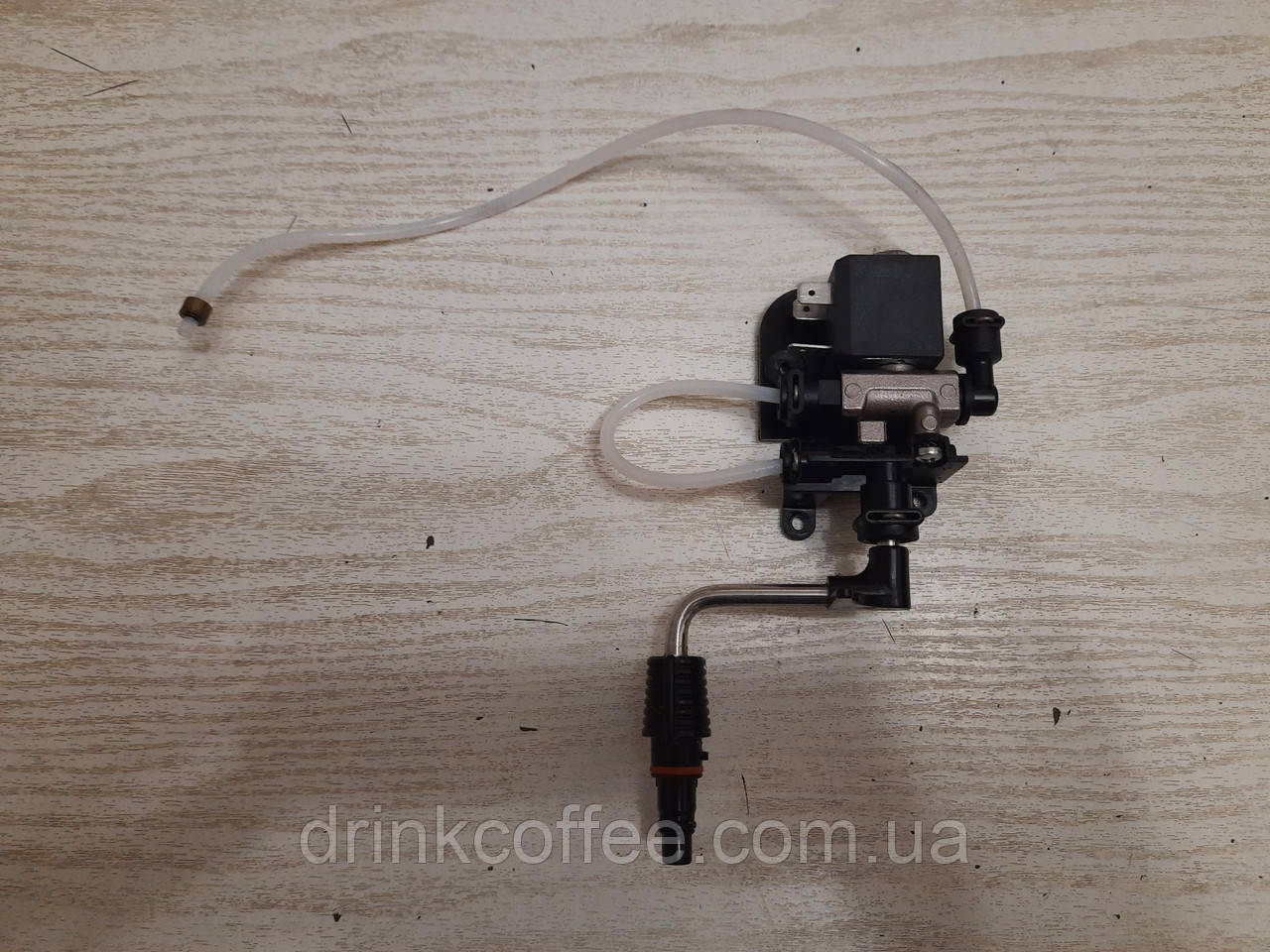 Кран пар-вода в складі з соленоїдним клапаном для кавомашини Delonghi ESAM 5400 есо_1 б/у