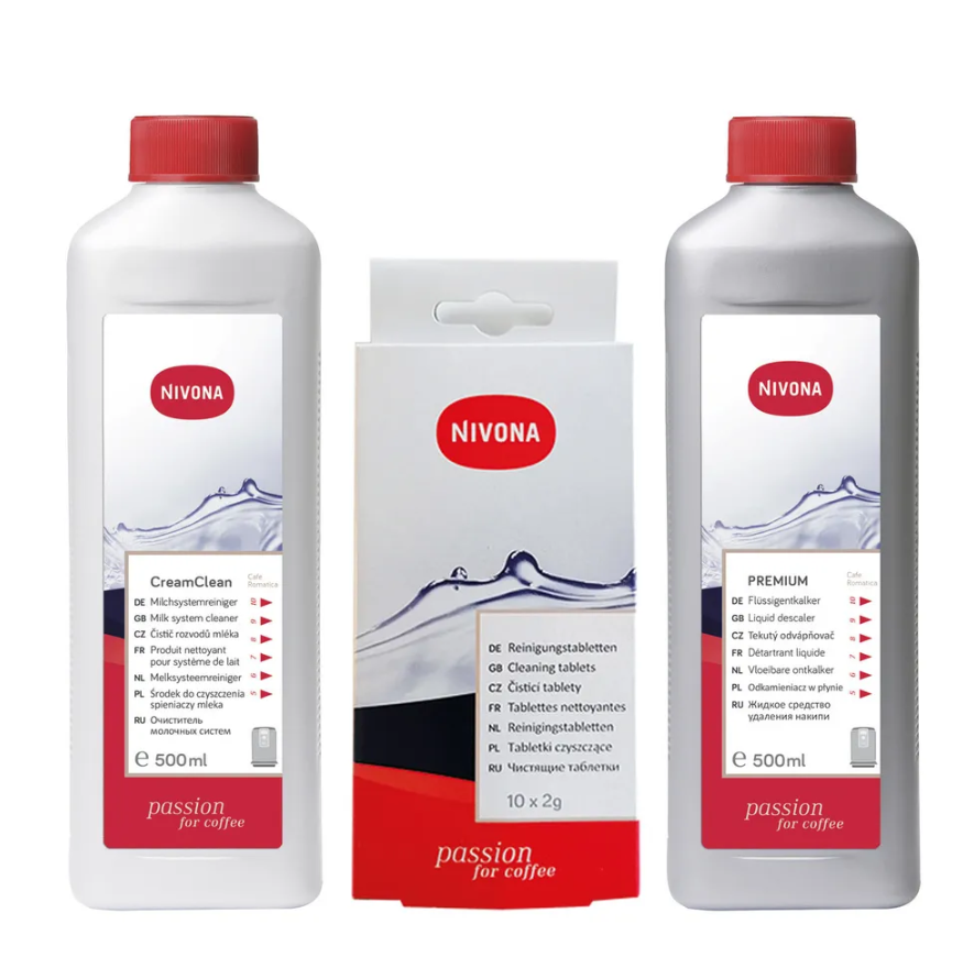 Набір для чищення кавомашини Nivona Clean3Box (рідина NIRK703, рідина NICC705, таблетки NIRT700)