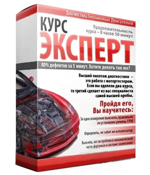 Курс експертної діагностики бензинових двигунів від Олексія Пахомова тривалістю 8 годин 50 хвилин