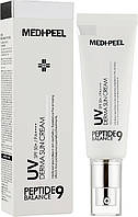 Солнцезащитный крем с пептидами Medi Peel Peptide 9 UV Derma Sun Cream SPF 50+ PA+++