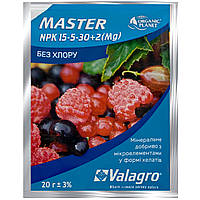 Удобрение Master plus NPK 15.5.30 20 г Valagro