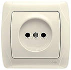 Розетка без з/к Carmen Крем