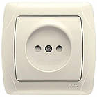 Розетка без з/к зі шторками Carmen крем