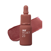 Матовый тинт Peripera Ink the Velvet Tint #023 Nutty Nude