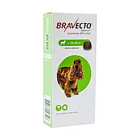 Жувальна таблетка від бліх та кліщів для собак MSD Bravecto (Бравекто) 500 мг на вагу 10-20 кг 1 таблетка, фото 3