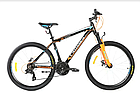 Велосипед гірський Crosser Boy XC-200 26" рама 16.9" Чорно-зелений, фото 4