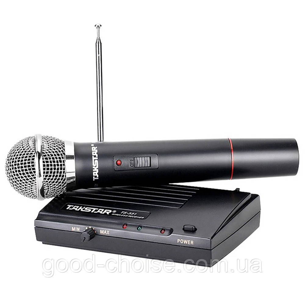Беспроводная радиосистема с ручным микрофоном TS-331 / Динамический микрофон для караоке - фото 4 - id-p1816735697