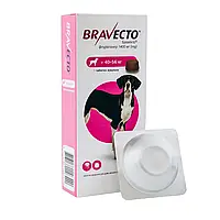 Жевательная таблетка от блох и клещей для собак MSD Bravecto (Бравекто) 1400 мг на вес 40-56 кг 1 таблетка