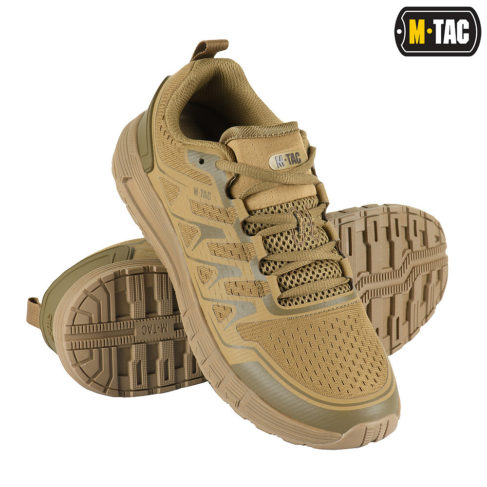 Кроссовки летние тактические M-TAC Summer Sport Coyote размер 40 41 42 44 45 46 47 - фото 1 - id-p1816755715