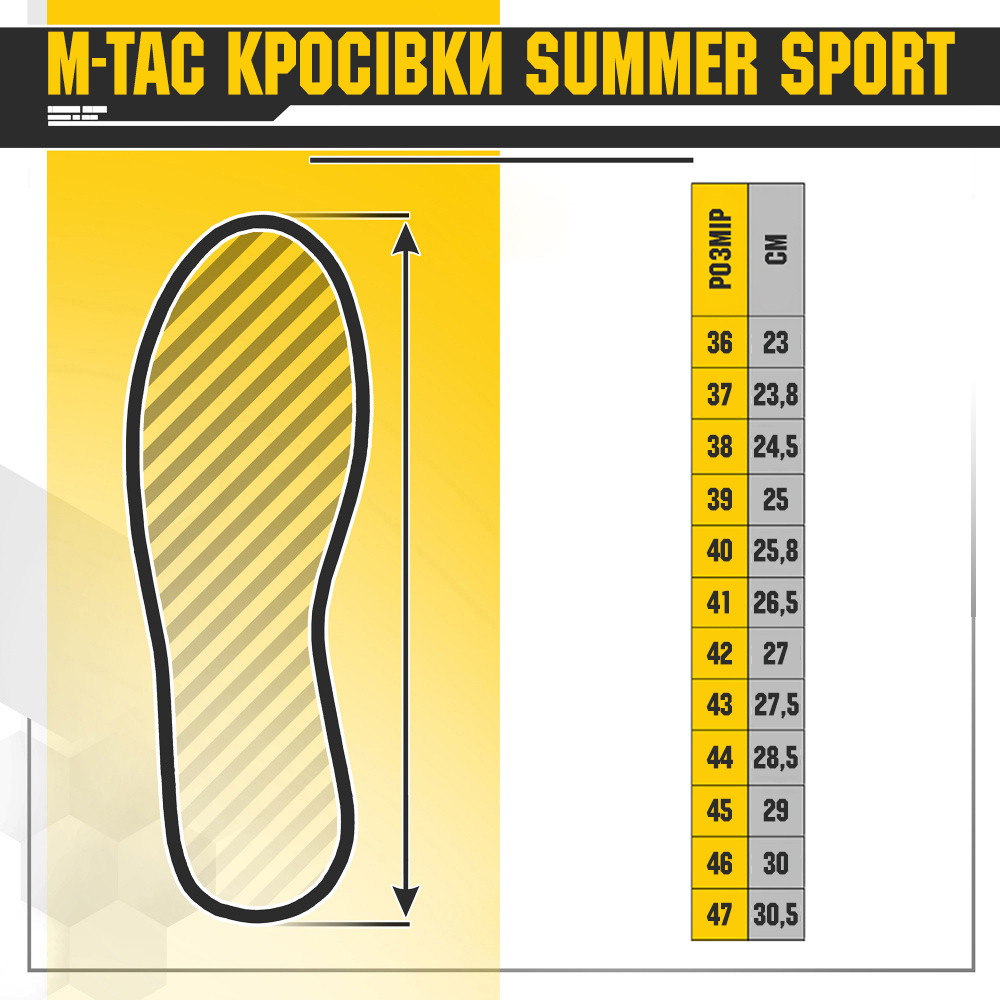 Кроссовки летние тактические M-TAC Summer Sport Coyote размер 40 41 42 44 45 46 47 - фото 10 - id-p1816755715