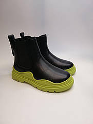 Черевики для дівчинки MiFei  0374 В чорні р.35