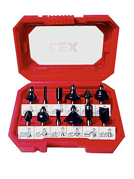 Набір фрез по дереву LEX 12 шт (LXRBS12PC)