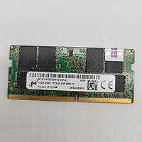 Оперативна пам'ять для ноутбука Micron SODIMM DDR4 16Gb 2133MHz PC4-17000 CL15 (MTA16ATF2G64HZ-2G1A1) Б/В