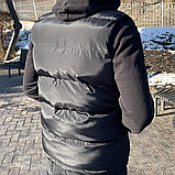 Чоловіча жилетка тепла чоловіча чорна розмір XL, жилет, фото 6