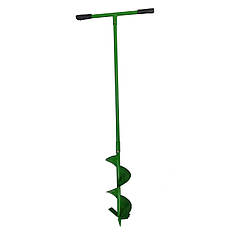 Бур садовий земляний шнековий "Землерий"-150 2 леза сталь 65 г (Niz14313)