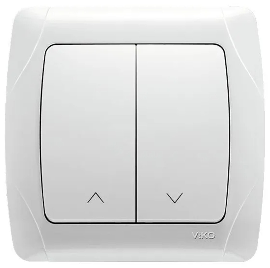 Кнопка керування жалюзі 2кл Carmen Біла, фото 1