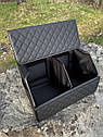 Органайзер для авто. Автомобільний органайзер в багажник. (Колір: Чорний, Нитка: Чорна), фото 4