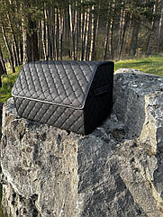 Органайзер 65 для авто. Автомобільний органайзер в багажник. (Колір: Чорний, Нитка: Чорна)