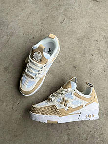 Кросівки жіночі бежеві Louis Vuitton Skate 1854 Beige (11432)