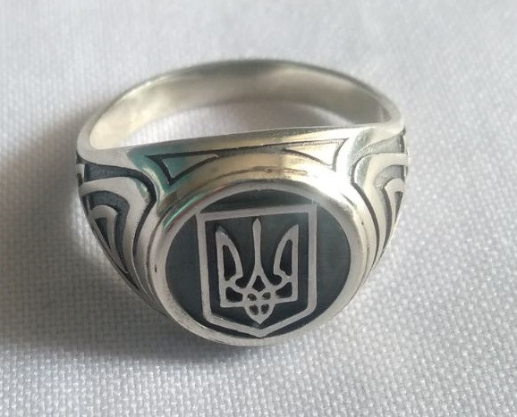 Перстень "Тризуб" срібло 925 проба