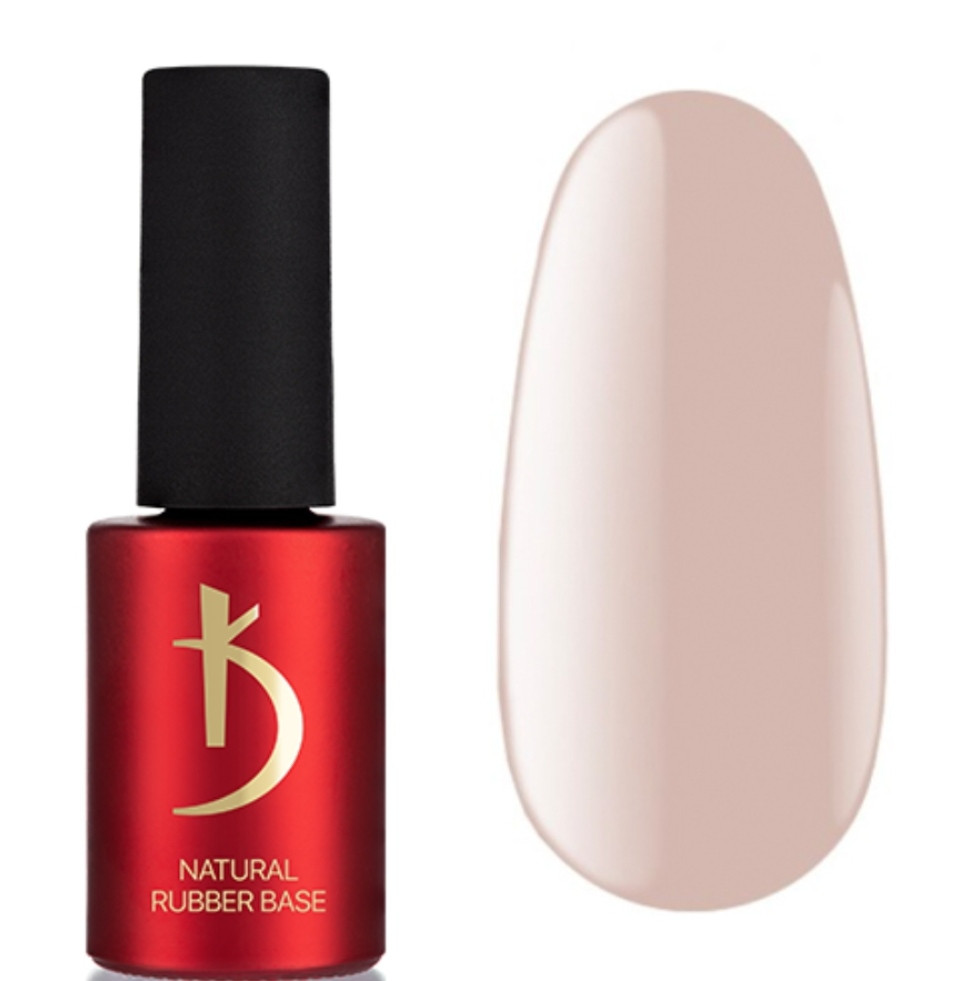 Kodi Natural Rubber Base 12мл Ivory, слонова кістка база каучукова натуральна кольорова, фото 1