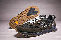 Кросівки чоловічі New Balance Olive замша-сітка