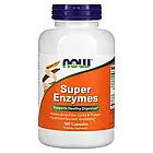 NOW Foods, суперферменти, 180 капсул