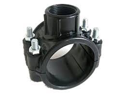 Хомут Unidelta, PN10, d 50, для врізки в ПНД, ПП, ПВХ трубопровід, фото 1