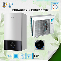 Тепловий насос/блок Повітря-Вода Daikin Altherma 3, ERGA08EV / EHBX08E9W, 220В+380В (нагрів та охолодження)